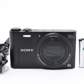 【返品保証】★美品★ソニー SONY Cyber-shot DSC-WX350 コンパクトデジタルカメラ ブラック★ L174#6932
