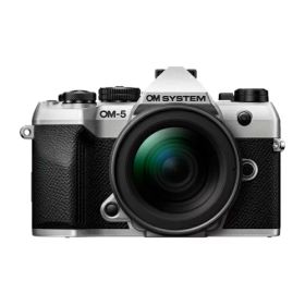 OM SYSTEM OM-5 Mark II SLV シルバー 12-45mm F4.0 PRO レンズキット ミラーレスデジタル一眼カメラ IP53防水防塵対応 OM5MK2L1245KS