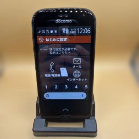 J84 docomo F-01L ブラック スマホ本体 テレビ