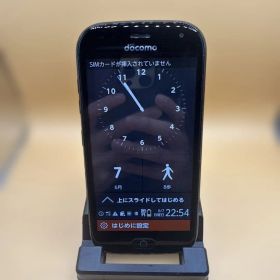 J86 docomo F-01L ブラック スマホ本体 テレビ