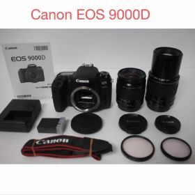 一眼レフカメラ Canon EOS 9000D標準＆望遠ダブルレンズセット
