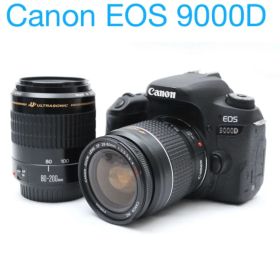 一眼レフカメラ Canon EOS 9000D標準&望遠ダブルレンズセット