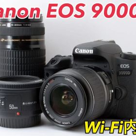 トリプルレンズ！Canon EOS 9000D★Wi-Fi内蔵★初心者におすすめ