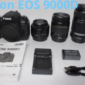 キャノン/Canon EOS 9000D/標準&望遠&単焦点トリプルレンズセット