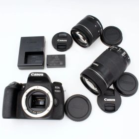 わずかシャッター数2768枚【新品級】CANON EOS 9000D ダブルズームキット#8017