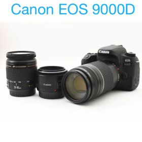 Canon EOS 9000D 標準&望遠&単焦点トリプルレンズセット