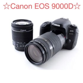 保証付き/Canon EOS 9000D 標準&望遠ダブルレンズセット