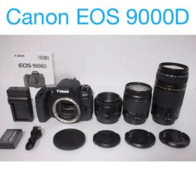 ☆保証付☆Canon EOS 9000D☆標準&望遠&単焦点トリプルレンズセット