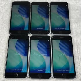 ◆ジャンク品・本体のみ◆【6点セット・SIMロックなし】Apple iPhone SE (第2世代) A2296 本体 64GB【大きな割れ】/SP-JUNK-260518