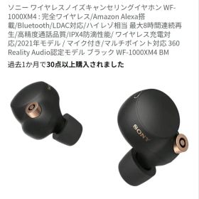 Sony WF-1000XM4 ブラック