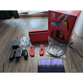 ニンテンドースイッチ(Nintendo Switch)のNintendo Switch 有機ELモデル マリオレッド(家庭用ゲーム機本体)