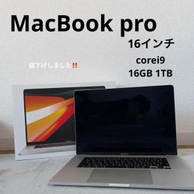 【美品】MacBook Pro 16インチ 16GB 1TB 充電19