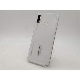 【中古】Huawei au 【SIMロック解除済み】 P30 lite Premium 4GB 128GB パールホワイト HWV33【札幌南2条】保証期間１ヶ月【ランクB】