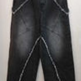 カーブスイッチングバギーデニムパンツ DGY SUPPLIER