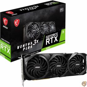 【ワンダフルデー2倍P】MSI GeForce RTX 3080 VENTUS 3X PLUS 10G OC LHR グラフィックスボード VD7850