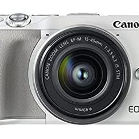 【中古】 Canon キャノン ミラーレス一眼カメラ EOS M3 レンズキット (ホワイト) EF-M15-45mm F3.5-6.3 IS STM 付属 EOSM3WH-1545ISSTMLK