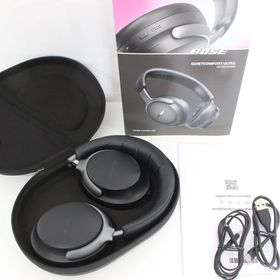 ボーズ(BOSE)の【美品】BOSE QuietComfort Ultra Headphones ブラック 空間オーディオ対応 ヘッドホン ボーズ 本体(ヘッドフォン/イヤフォン)