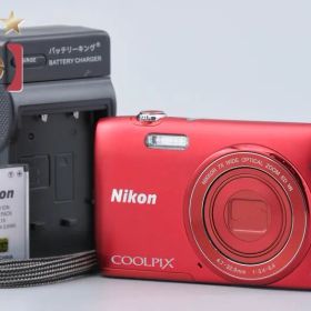【中古】Nikon ニコン COOLPIX S3500 ラズベリーレッド コンパクトデジタルカメラ