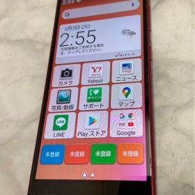 京セラ スマートフォン A001KCレッドカラー 本体 32GB