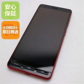 超美品 A001KC Y!mobile かんたんスマホ2 レッド スマホ 白ロム 土日祝発送OK 04000
