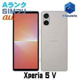 ★超美品★SOG12 Xperia 5 V プラチナシルバー 138545A