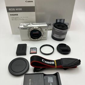 【動作確認済】Canon EOS M100 EF-M 15-45mm IS STM 標準ズームレンズキット