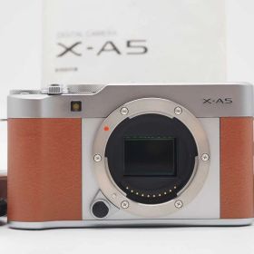 富士フィルム Fujifilm Fuji X-A5 24.2MP Digital Camera Body Brown [美品] #Z5855A