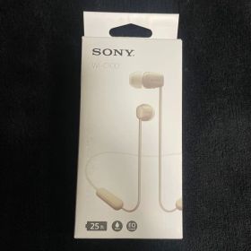 SONY WI-C100 ワイヤレスイヤホン ベージュ