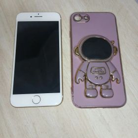 【美品128GB56%】iPhone7ローズゴールドは初期化済SIMロック中SB