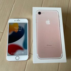 Apple iPhone 7 ローズゴールド 本体と箱付き
