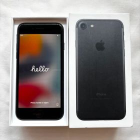 US版 iPhone 7 ブラック 128GB SIMフリー 箱+付属品付き