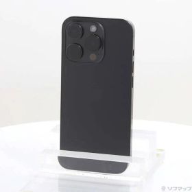 ソフマップ 〔中古品〕 iPhone15 Pro 256GB ブラックチタニウム MTUC3J／A SIMフリー【196】
