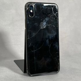 【管2602-241】Apple iPhone X 64GB 本体 スペースグレー ネットワーク利用制限〇 ジャンク 中古 スマートフォン（液晶・背面ひび、割れあり）