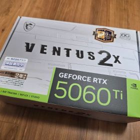 MSI RTX5060Ti 16G VENTUS 2X ホワイト