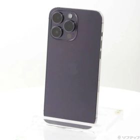 ソフマップ 〔中古品〕 iPhone14 Pro Max 256GB ディープパープル MQ9E3J／A SIMフリー【348】
