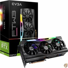 【5日最大1500円クーポン】EVGA GeForce RTX 3090 FTW3 ウルトラゲーミング 24GB GDDR6X iCX3テクノロジー ARGB LED メタルバックプレート 24G-P5-3987-KR (リニューアル)