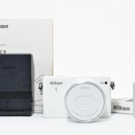 ■美品■Nikon ニコン 1 S2 ホワイト レンズキット