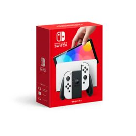 Nintendo Switch（有機ELモデル）Joy-Con(L) (R) ホワイト 【訳あり：倉庫移動中に外箱傷あり】