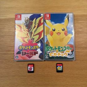 【 Switch ソフト2本セット 】ポケモン シールド＋ピカチュウ