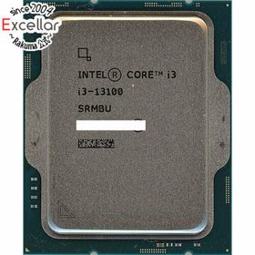 インテル(intel)のCore i3 13100 3.4GHz 12MB LGA1700 SRMBU(PCパーツ)