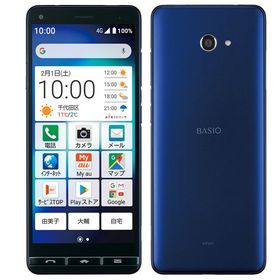 SIMフリー BASIO4 KYV47 ロイヤルブルー 32GB