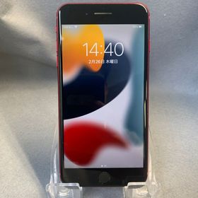 超美品 国内版 SIMフリー iPhone8 Plus 64GB レッド色