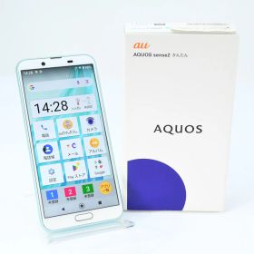 【新品同様】SIMフリー au SHV43 AQUOS sense2 アイスグリーン