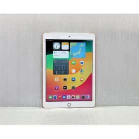 中古 Apple iPad 第6世代 Wi-Fi + Cellular 32GB ゴールド MRM02J/A SIMフリー /難あり品