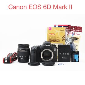 キヤノン(Canon)の保証付/一眼レフカメラ Canon EOS 6D Mark II標準レンズセット(デジタル一眼)