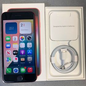 美品 国内版 SIMフリー iPhoneSE 第三世代 64GB レッド色