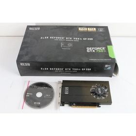 ELSA NVIDIA GeForce GTX750Ti 2GB グラフィックボード GD750-2GERTSP 【中古品】