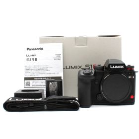 ■ほぼ新品■ PANASONIC フルサイズ ミラーレス一眼カメラ ルミックス DC-S1RM2 ボディー 4430万画素 ブラックS1RM2 No.C02647