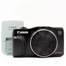 【新品級】CANON PowerShot SX710 HS ブラック#8521