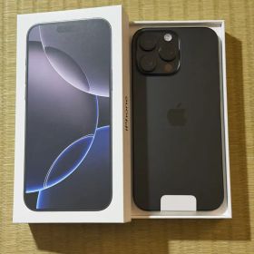 iPhone 16 pro max ブラックチタニウム 256GB SIMフリー
